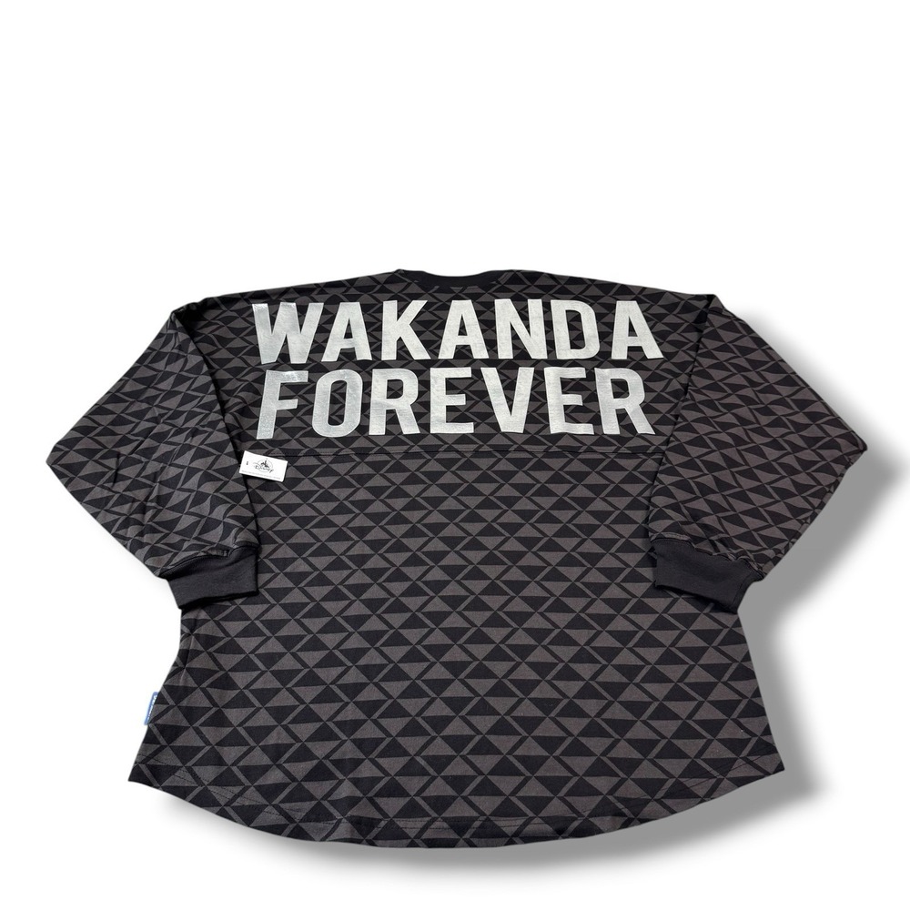 NWT Disney Marvel Black Panther Wakanda Forever Spirit Jersey Adult Size Small - Picture 2 of 8